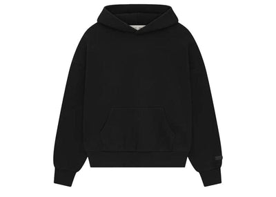 Essentials Streetwear Fear of God Essentials Classic Fit Fleece Hoodie Jet Black