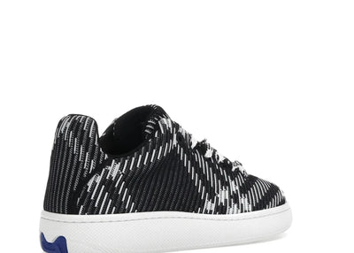 Burberry Check Knit Box Sneaker Black White