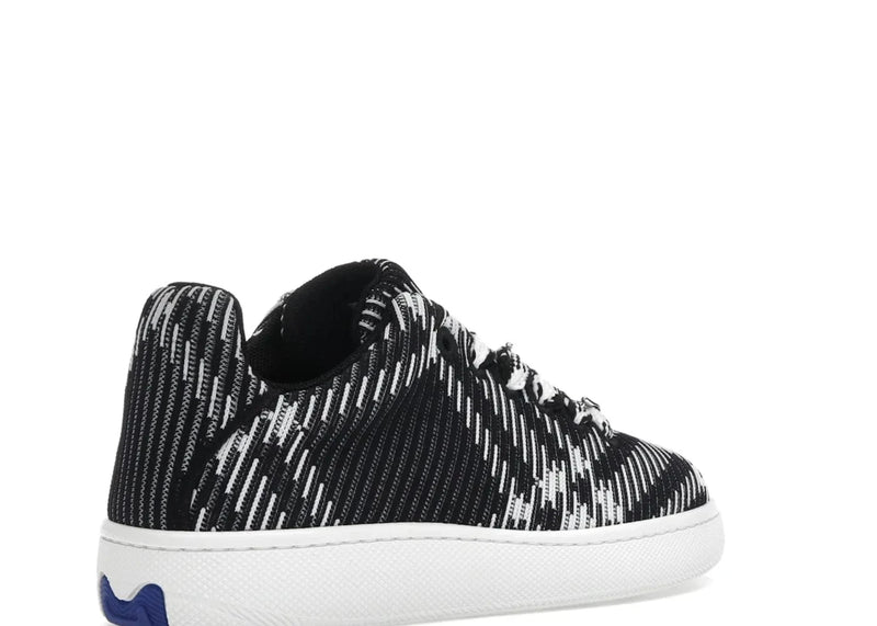 Burberry Check Knit Box Sneaker Black White