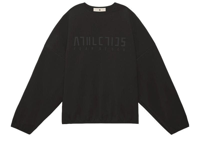 Fear of God Streetwear Adidas x Fear Of God Athletics Suede Fleece Crewneck Black