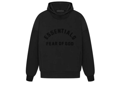 Fear of God Streetwear Fear of God Essentials Arch Logo Hoodie Black