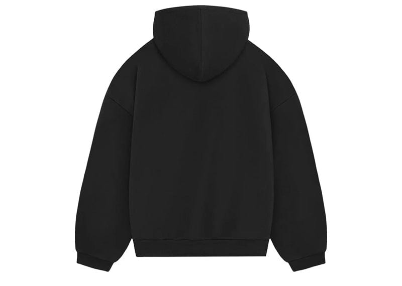 Fear of God streetwear Fear of God Essentials Chest Logo Hoodie Jet Black/Jet Black