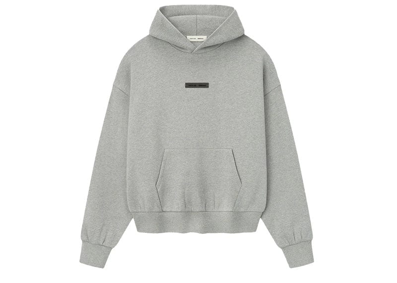 Fear of God streetwear Fear of God Essentials Classic Fleece Hoodie Concrete Heather