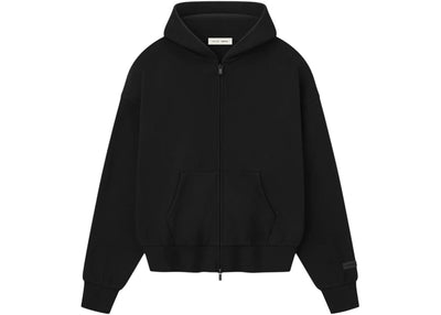 Fear of God streetwear Fear of God Essentials Classic Fleece Zip-Up Hoodie Jet Black
