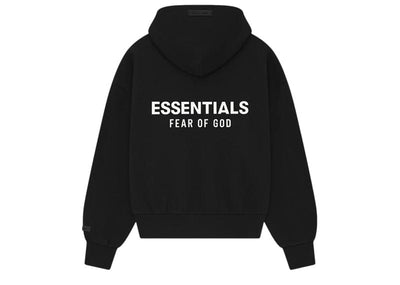 Fear of God streetwear Fear of God Essentials Classic Hood Zip Up Sweatshirt Black