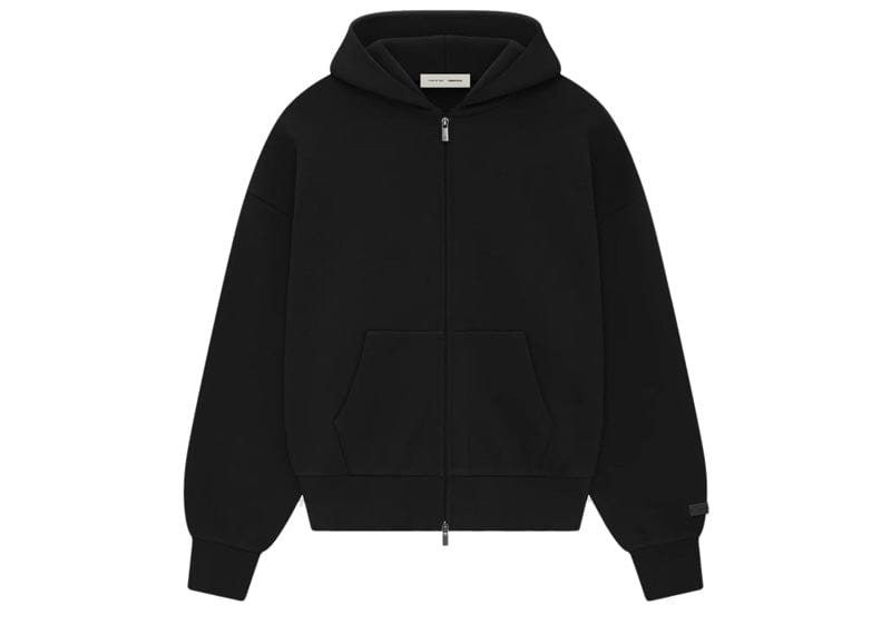 Fear of God streetwear Fear of God Essentials Classic Hood Zip Up Sweatshirt Black