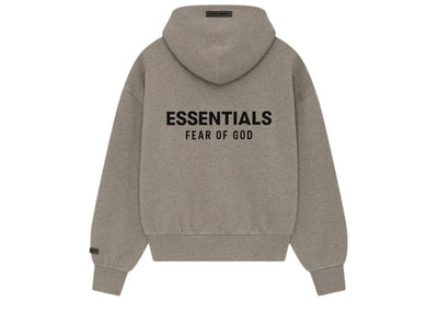 Fear of God streetwear Fear of God Essentials Classic Hood Zip Up Sweatshirt Homestead Heather