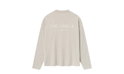 Fear of God streetwear Fear of God Essentials Classic Long Sleeve Tee Heather Stone