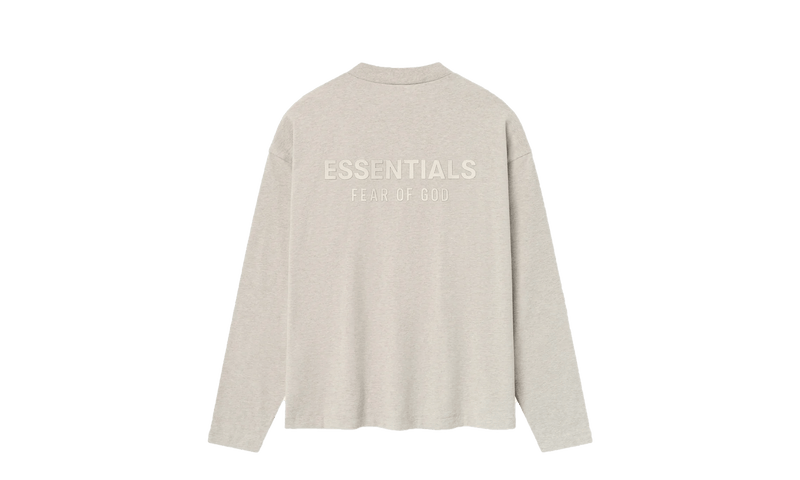 Fear of God streetwear Fear of God Essentials Classic Long Sleeve Tee Heather Stone