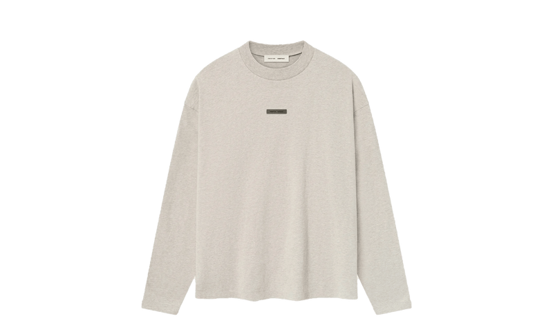 Fear of God streetwear Fear of God Essentials Classic Long Sleeve Tee Heather Stone