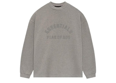 Fear of God streetwear Fear of God Essentials Core Collection Heavy L/S Tee Heather Grey