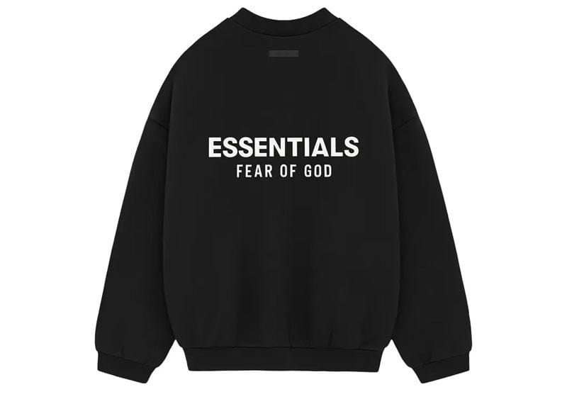 Fear of God streetwear Fear of God Essentials Fleece Crewneck (FW24) Black