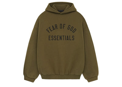 Fear of God streetwear Fear of God Essentials Fleece Hoodie Olive