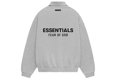 Fear of God streetwear Fear of God Essentials Fleece Polo Light Heather Gray