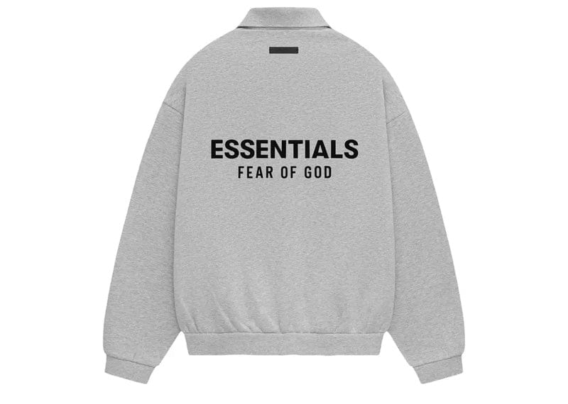 Fear of God streetwear Fear of God Essentials Fleece Polo Light Heather Gray