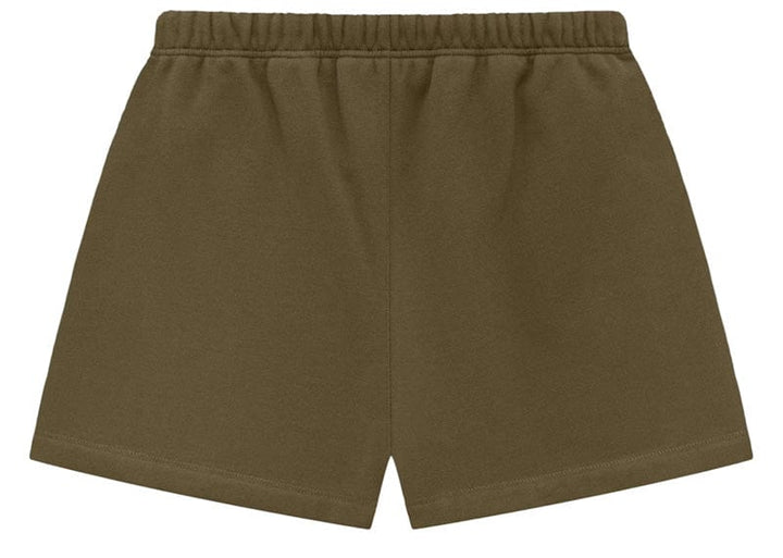 Fear of God Essentials Fleece Soccer Short Olive – Court Order
