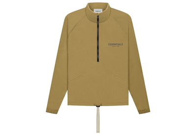 Fear of God Streetwear Fear of God Essentials Half Zip Track Jacket Amber