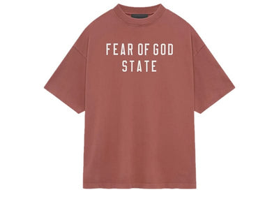 Fear of God streetwear Fear of God Essentials Heavy Crewneck Tee Crimson