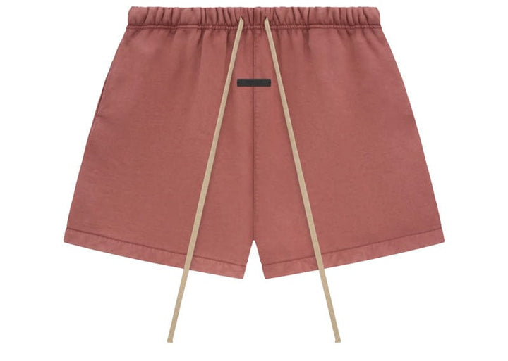 Fear of God Essentials Heavy Fleece Soccer Short Crimson – Court Order