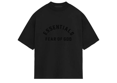 Fear of God streetwear Fear of God Essentials Heavy Jersey Crewneck Tee Jet Black