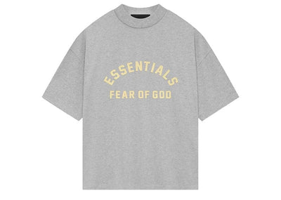 Fear of God streetwear Fear of God Essentials Heavy Jersey Crewneck Tee Light Heather Grey