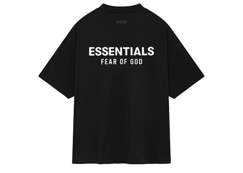 Fear of God streetwear Fear of God Essentials Jersey Crewneck T-Shirt Black