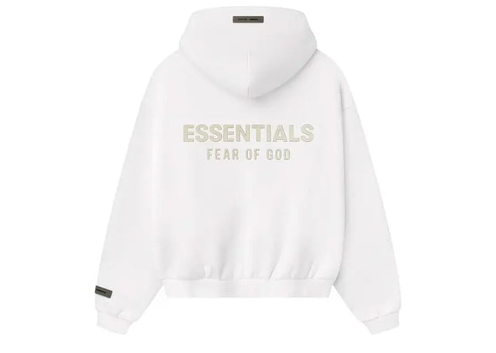Fear of God Essentials Kids Classic Fleece Zip-Up Hoodie Cloud