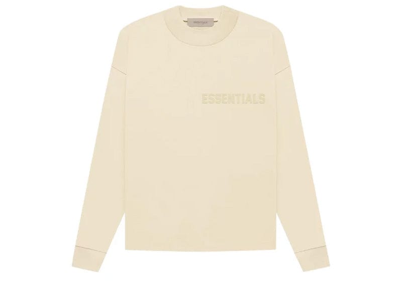 Fear of God Streetwear Fear of God Essentials L/S T-shirt Egg Shell