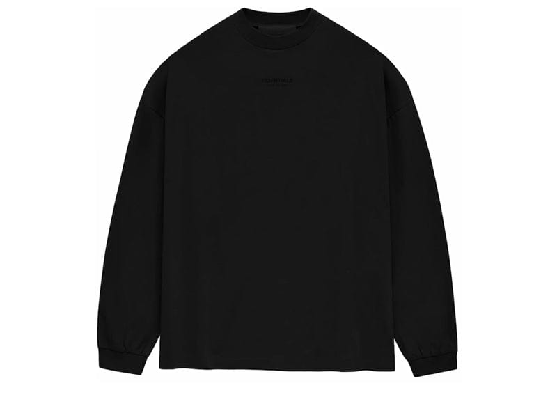 Fear of God streetwear Fear of God Essentials L/S T-shirt Jet Black