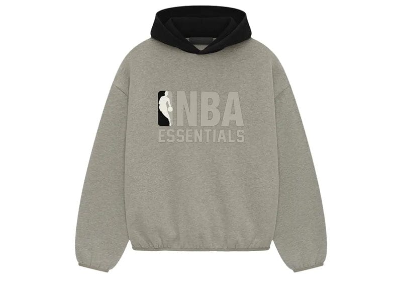Fear of God streetwear Fear of God Essentials NBA Hoodie Warm Heather/Black