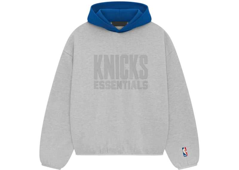 Fear of God streetwear Fear of God Essentials NBA Knicks Hoodie Light Heather