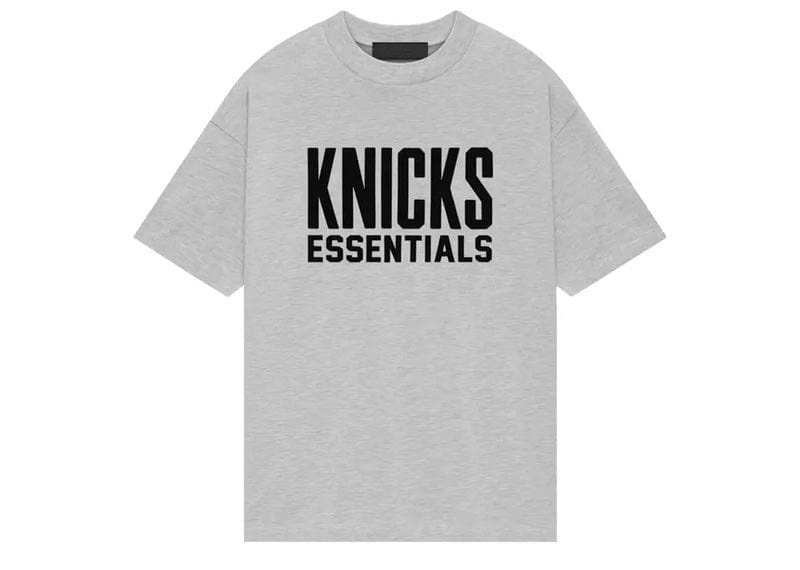 Fear of God streetwear Fear of God Essentials NBA Knicks Tee Light Heather