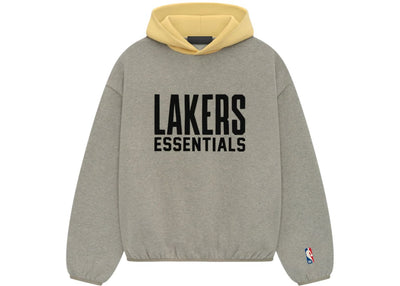 Fear of God streetwear Fear of God Essentials NBA Lakers Hoodie Warm Heather