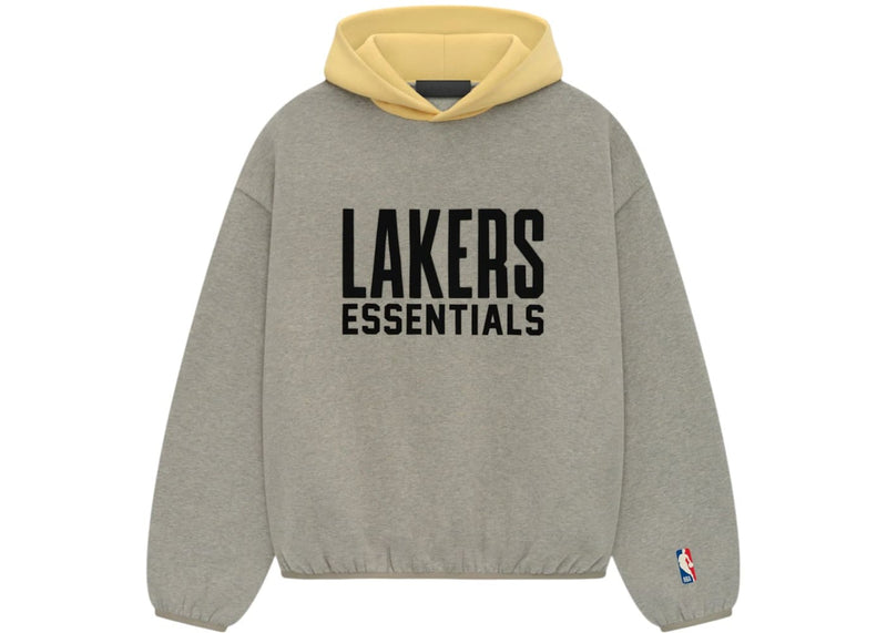 Fear of God streetwear Fear of God Essentials NBA Lakers Hoodie Warm Heather