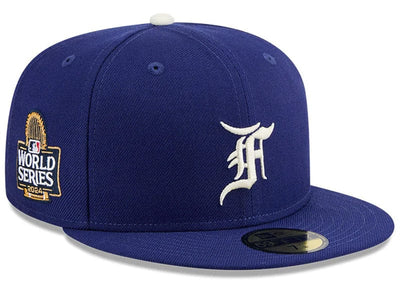 Fear of God Accessories Fear of God Essentials New Era 59Fifty 2020 World Series Patch Fitted Hat (FW21) Dark Royal (7 3/4)