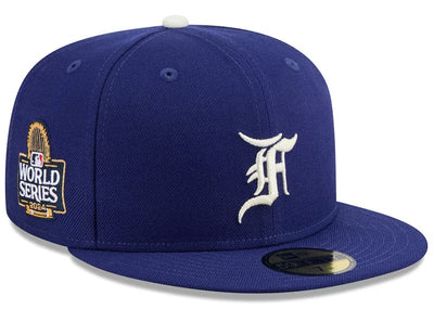 Fear of God Accessories Fear of God Essentials New Era 59Fifty 2024 World Series Patch Fitted Hat (FW24) Dark Royal 7 1/2