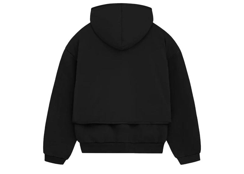 Fear Of God Streetwear Fear Of God Essentials Nylon Fleece Hooded Sweater Jet Black/Jet Black (SP24)