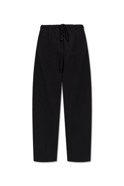 Fear of God Streetwear Fear of God Essentials Oxford Cotton Relaxed Track Pants Jet Black