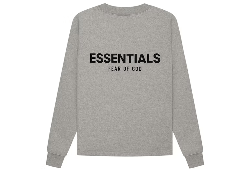 Fear of God Streetwear Fear of God Essentials Relaxed Crewneck (SS22) Dark Oatmeal