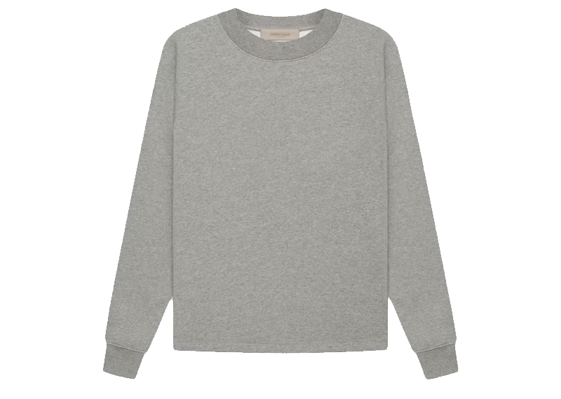 Fear of God Streetwear Fear of God Essentials Relaxed Crewneck (SS22) Dark Oatmeal