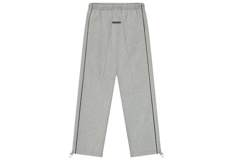 Fear of God streetwear Fear of God Essentials Relaxed Fleece Piping Sweatpant Concrete Heather/Black