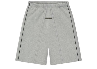 Fear of God streetwear Fear of God Essentials Relaxed Fleece Piping Sweatshort Concrete Heather/Black