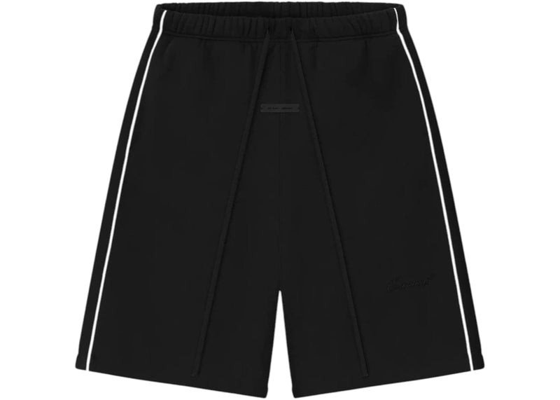 Fear of God streetwear Fear of God Essentials Relaxed Fleece Piping Sweatshort Jet Black/Cloud White