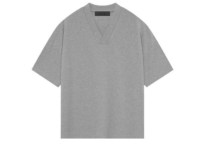 Essentials fear of god outlet dark heather oatmeal t shirt