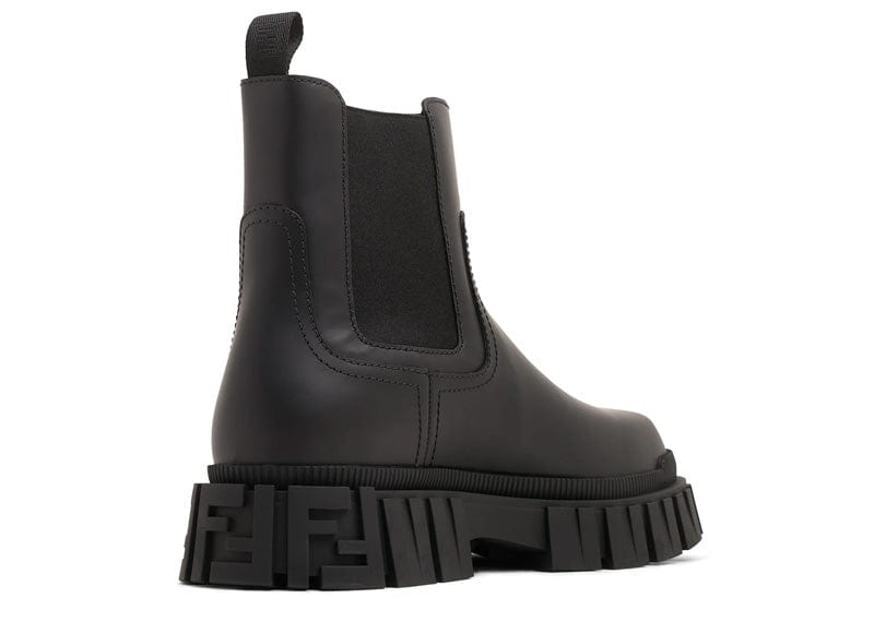 Fendi Sneakers Fendi Force Black Leather Chelsea Boots (Women&
