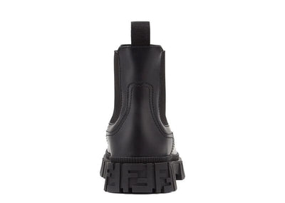 Fendi Sneakers Fendi Force Black Leather Chelsea Boots (Women's)