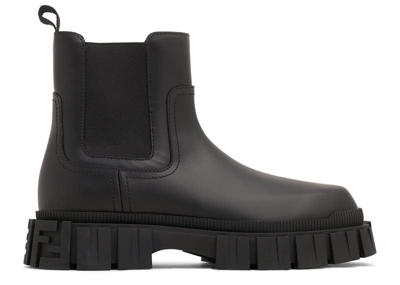 Fendi Sneakers Fendi Force Black Leather Chelsea Boots (Women&