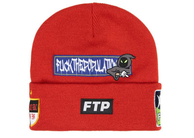 FTP Accessories FTP Club Logo Beanie Patches Red