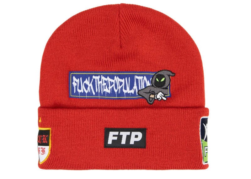 FTP Accessories FTP Club Logo Beanie Patches Red