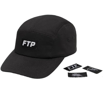 FTP Accessories FTP Velcro Logo Camp Cap Hat Black